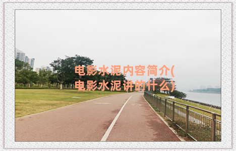 电影水泥内容简介(电影水泥讲的什么)